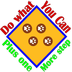 Do what you can plus One more step